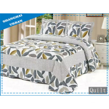 100%Cotton Leaf Print Bedding Bed Cover (Quilt)